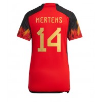 Billiga Belgien Dries Mertens #14 Hemma fotbollskläder Dam VM 2022 Kortärmad
